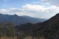 California mountains background, view of natural landscape, USA national parks wildlife Royalty Free Stock Photo