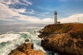 California Pigeon point Lighthouse in Cabrillo Hwy