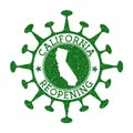 California Reopening Stamp.