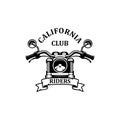 California riders club logo vector