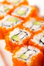 California Roll with Masago