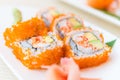 California roll sushi maki Royalty Free Stock Photo