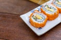 California roll sushi maki Royalty Free Stock Photo