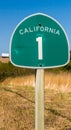 California Route 1 Sign