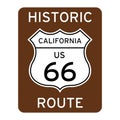 California route sign. Vector illustration decorative design