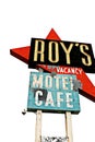 California,the Roy's motel and cafe on the Route 66