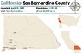 California - San Bernardino county map