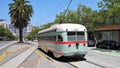 California ,San Francisco mass transit views with trams