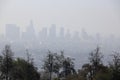 California smog Royalty Free Stock Photo