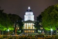 California state capitol building in Sacramento Royalty Free Stock Photo