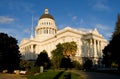 California State Capitol at sunset Royalty Free Stock Photo