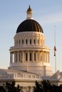 California State Capitol at sunset Royalty Free Stock Photo