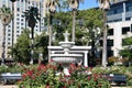 California State Capitol World Peace Rose Garden (McKinley Rose Garden) in Sacramento, California Royalty Free Stock Photo