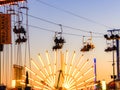 California State Fair Lights Royalty Free Stock Photo