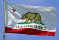 California State Flag Royalty Free Stock Photo