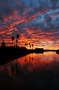 California Sunset Reflection