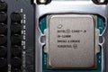 Closeup of Intel Core i9-11900 Processor