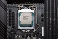 Closeup of Intel Core i9-11900 Processor