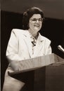 Dianne Feinstein Addresses New Jersey Jewish Congregation in 1992
