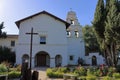 Evening Light on Historic Spanish Mission of San Juan Bautista, California, USA