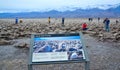 CALIFORNIA, USA - NOVEMBER 28, 2019: Information board Devils Golf Course, Death Valley National Park, California Royalty Free Stock Photo