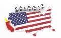 California want`s to leave exit the United States of America