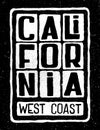 California west coast poster.