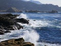 Californian ocean shore Royalty Free Stock Photo