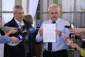 Calin Popescu Tariceanu and Liviu Dragnea - letter for Romanian