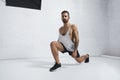 Calisthenic and bodyweight exercises Royalty Free Stock Photo