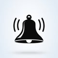 Call bell Simple vector modern icon design illustration