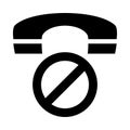 CALL BLOCK icon Royalty Free Stock Photo