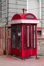 Call box - Red telephone box Royalty Free Stock Photo