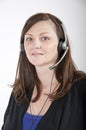 Call center agent Royalty Free Stock Photo