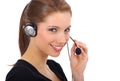 CALL CENTER AGENT Royalty Free Stock Photo