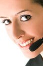 A call center assistant