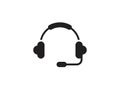 call center icon Vector illustration Royalty Free Stock Photo