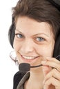 Call center operator Royalty Free Stock Photo