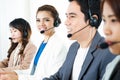 Call center operator or telemarketer