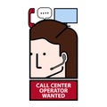 Call center operator wanted avatar image