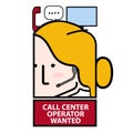 Call center operator wanted avatar image