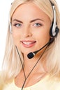 Call center operator Royalty Free Stock Photo