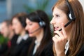 Call center operators at work Royalty Free Stock Photo