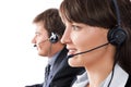 Call-center representatives Royalty Free Stock Photo