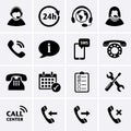 Call Center Service Icons