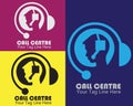 Call Center Telecommunication logo design