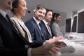 Call centre agents Royalty Free Stock Photo