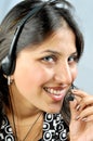 Call centre executive Royalty Free Stock Photo