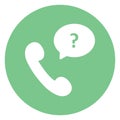 Call, customer Isolated Vector icon which can easily modify or edit Royalty Free Stock Photo