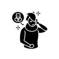 Call doctor glyph icon